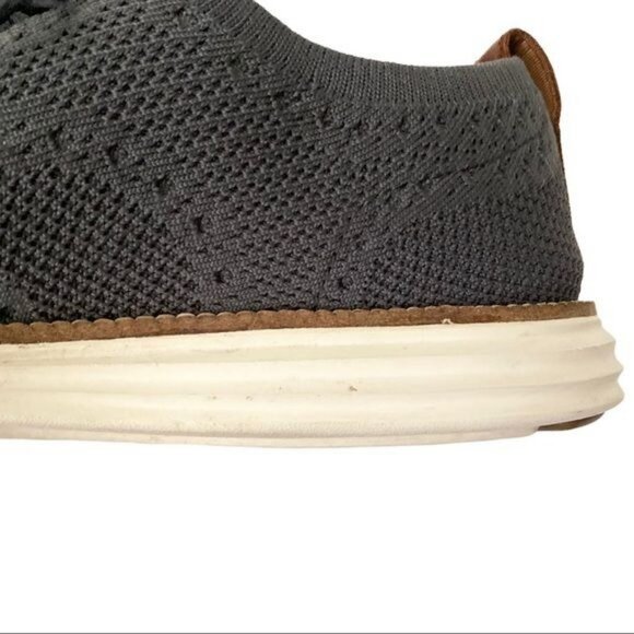 Cole Haan ØriginalGrand Wingtip Oxford Knit Lace Up Sneaker Shoes - Picture 11 of 11